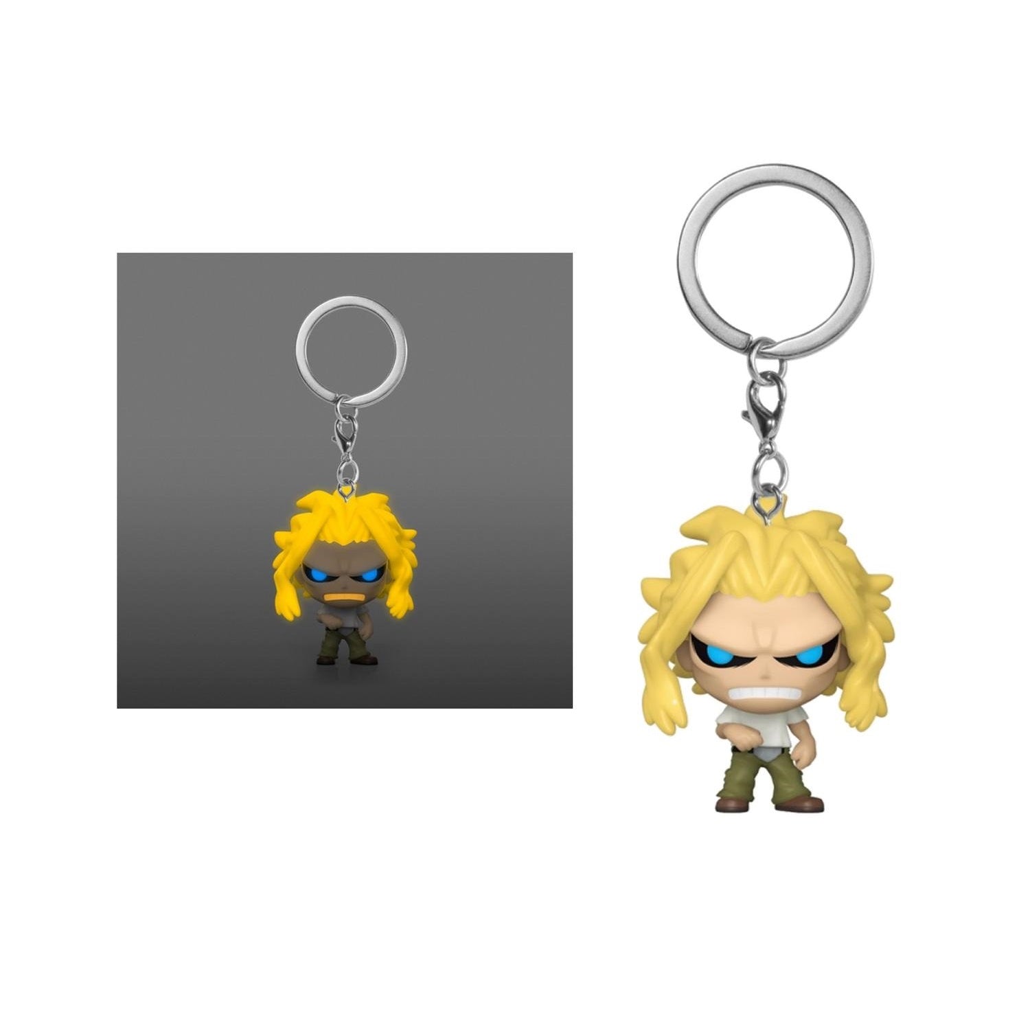 My Hero Academia Pocket Pop! Keychain All Might True Form (Glows in the Dark) - Fugitive Toys