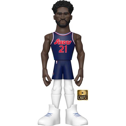 Funko Vinyl Gold Premium Figure: NBA Sixers Joel Embiid (City Edition) Chase - Fugitive Toys