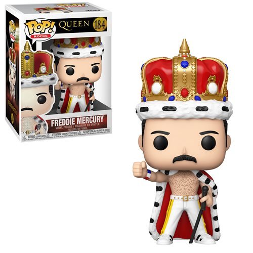 Rocks Pop! Vinyl Figure Freddie Mercury King [Queen] [184] - Fugitive Toys