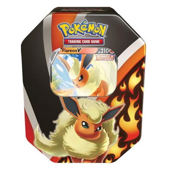 Pokemon TCG 2021 Eevee Evolutions Tin [Flareon V] - Fugitive Toys