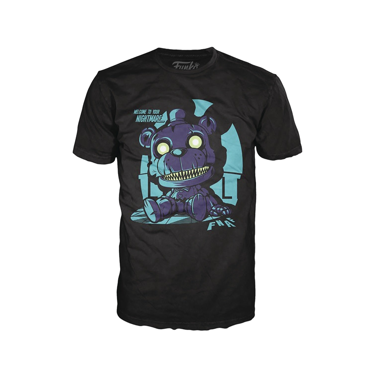 Five Nights at Freddy's Pop! Tees Nightmare Freddy Sitting - XS - Fugitive Toys