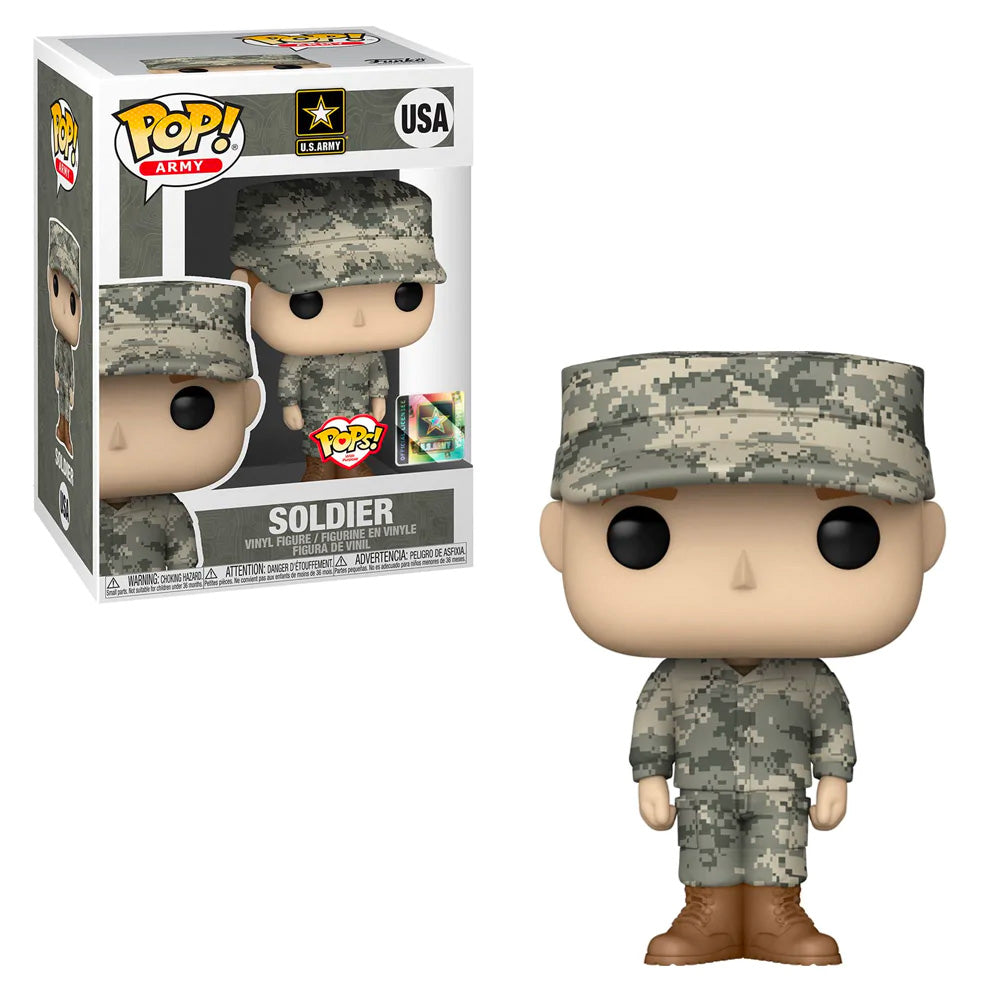 Military Pop! Vinyl Figure Army Soldier Male (Caucasian) Fugitive Toys Funko