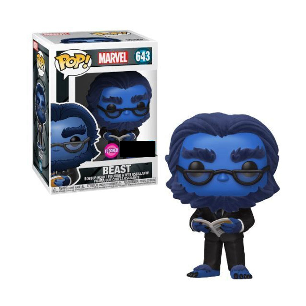 Marvel X-Men 20th Pop! Vinyl Figure Beast Flocked [643] - Fugitive Toys