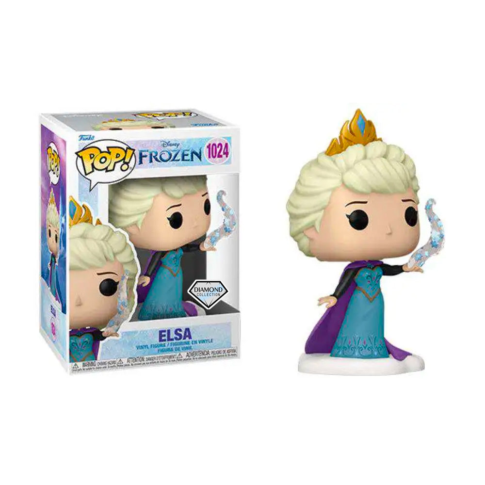 Fugitive Toys Funko Disney Ultimate Princess Celebration Pop! Vinyl Figure Elsa (Diamond Collection) [1024]