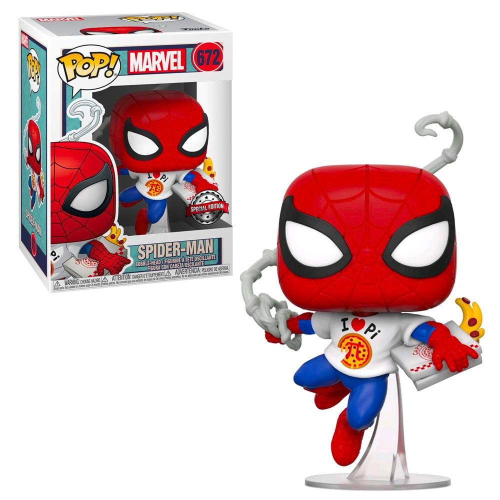 Fugitive Toys Funko Marvel Pop! Vinyl Figure Spider-Man Pi Shirt (SE) [672]