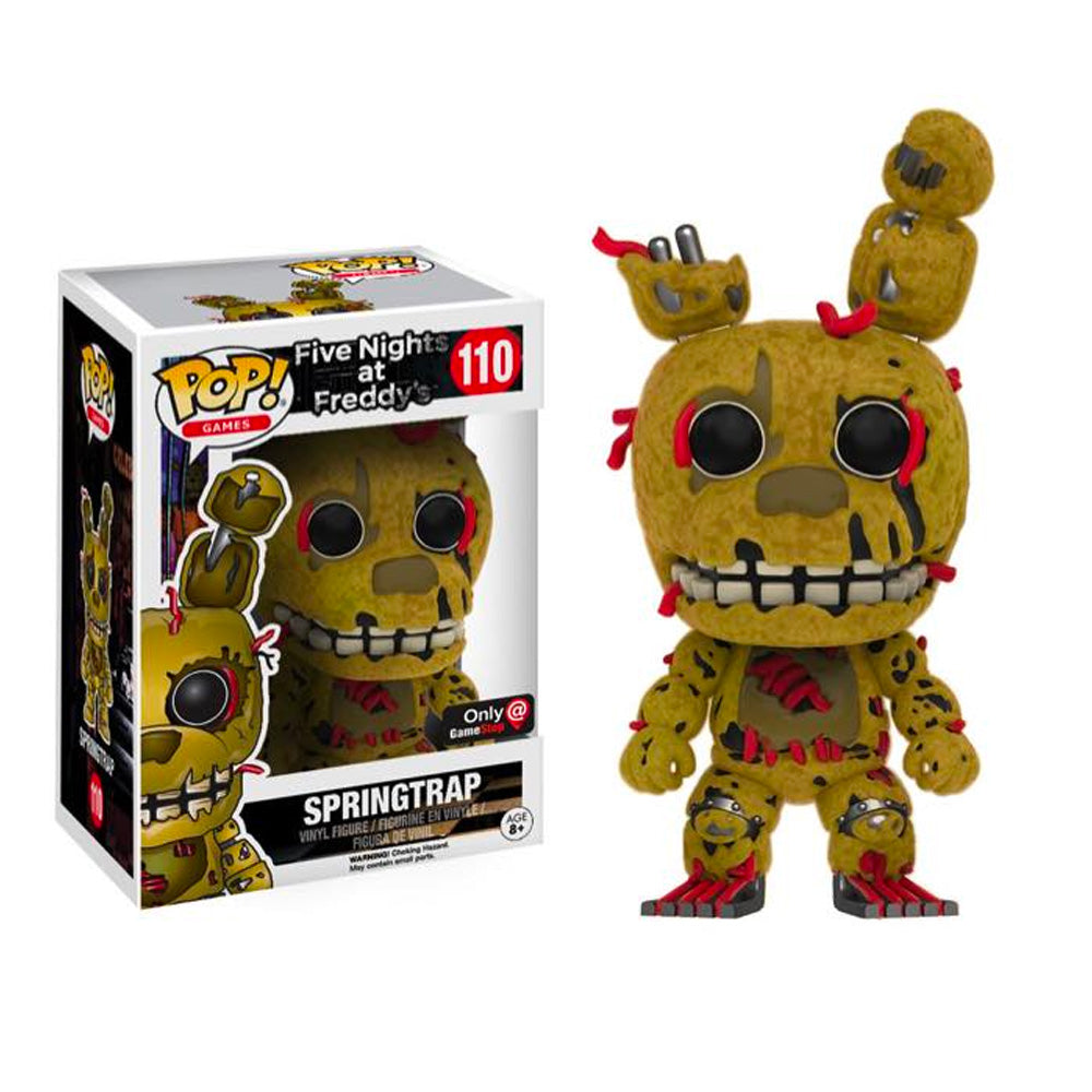 Fugitive Toys Funko Five Nights at Freddy's Pop! Vinyl Figure Springtrap (Flocked) [110]