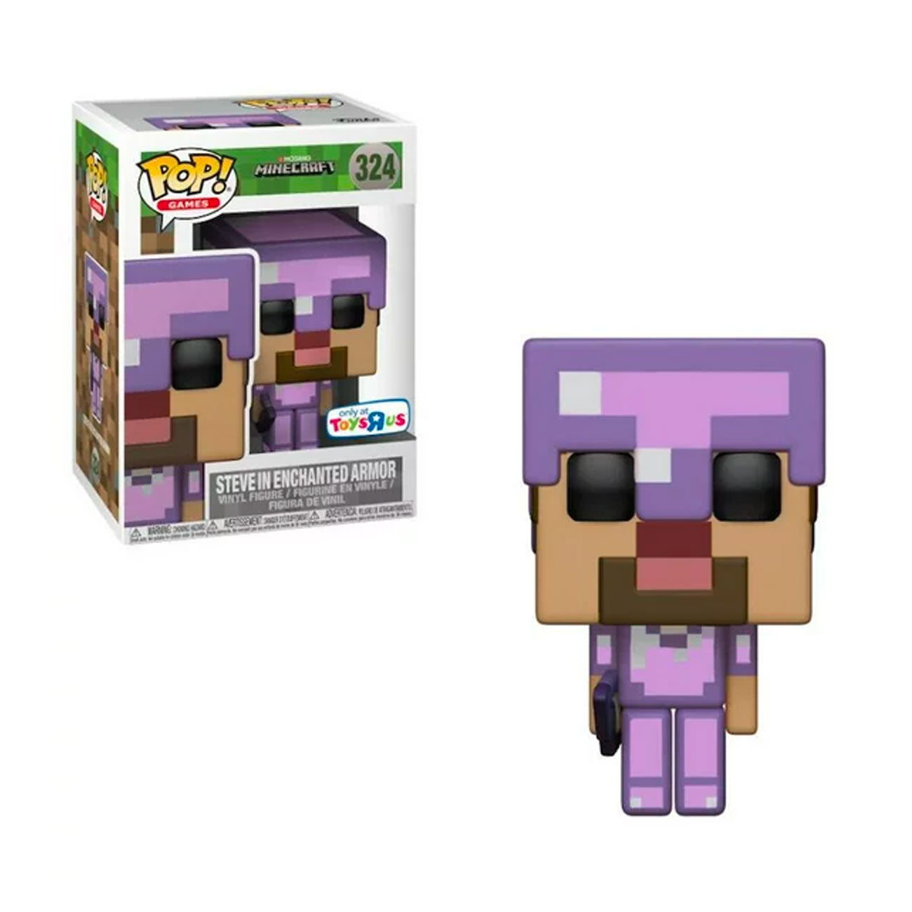 Fugitive Toys Funko Minecraft Pop! Vinyl Figure Steve in Enchanted Armor [324]