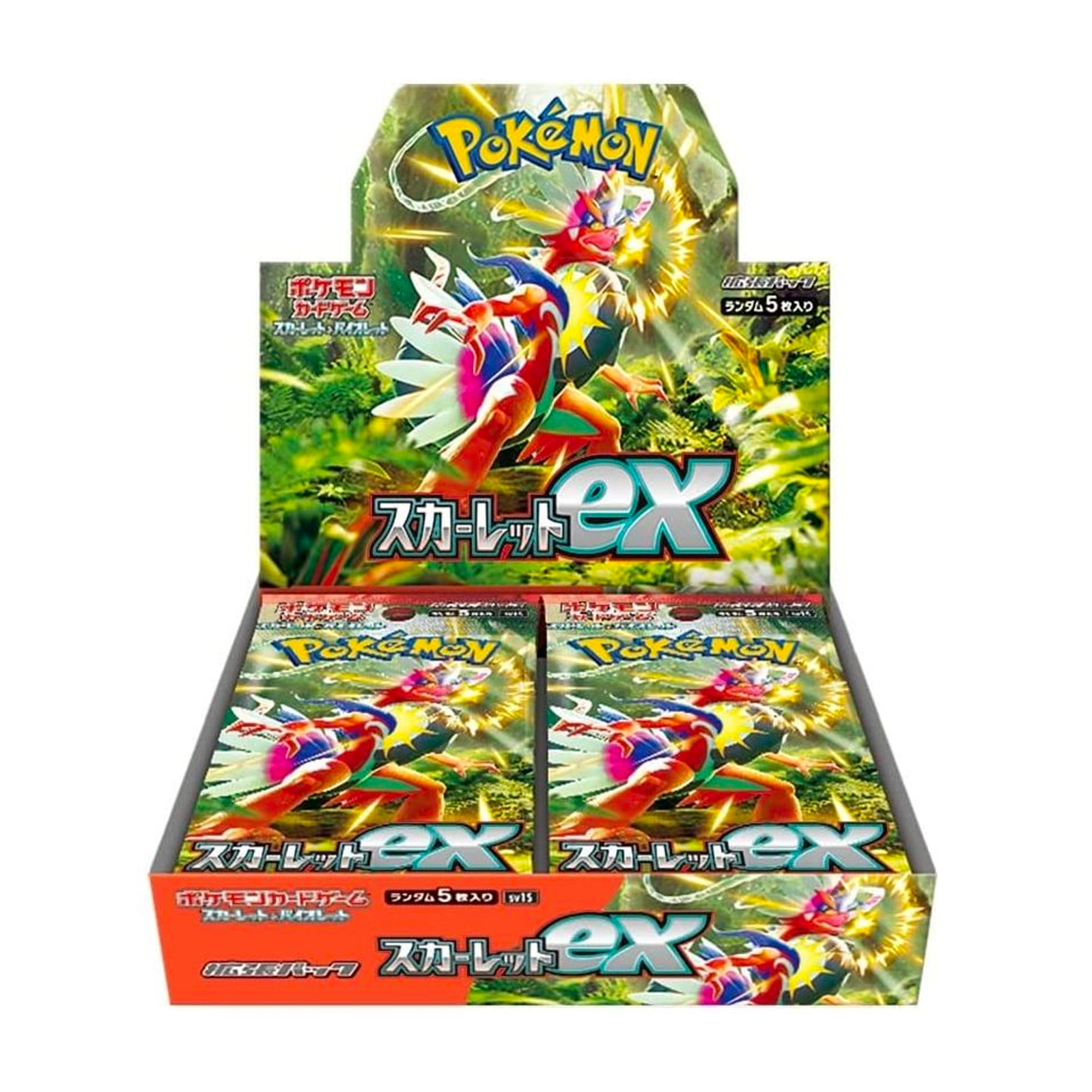 Pokemon Card Game TCG Scarlet & Violet SV1V - Scarlet ex (Japanese) Booster Box Fugitive Toys