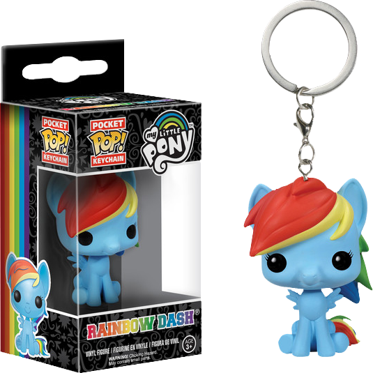 My Little Pony Pocket Pop! Keychain Rainbow Dash - Fugitive Toys