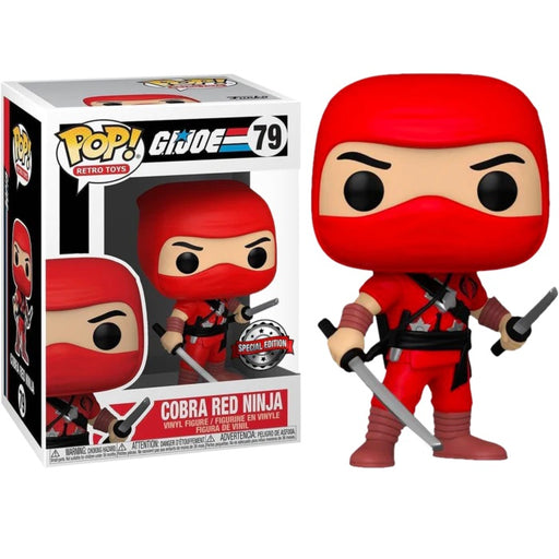 G.I. Joe Pop! Vinyl Figure Cobra Red Ninja [79] - Fugitive Toys