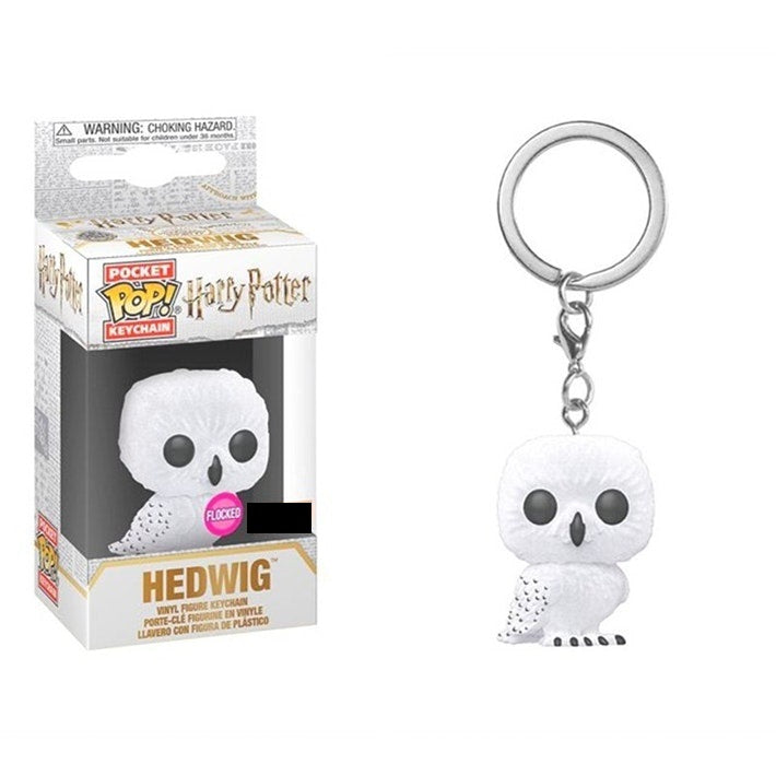 Harry Potter Pocket Pop! Keychain Hedwig (Flocked) [Exclusive] - Fugitive Toys