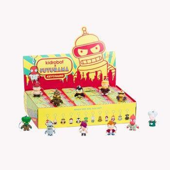 Kidrobot Futurama Keychains Series: (Case of 20) - Fugitive Toys