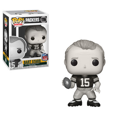 NFL Legends Pop! Vinyl Figure Bart Starr (B&W) [Green Bay Packers] [116] - Fugitive Toys