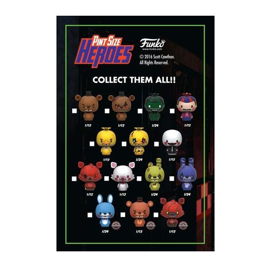 Funko Pint Size Heroes Five Nights at Freddy's [GameStop Exclusive]: (1 Blind Pack) - Fugitive Toys