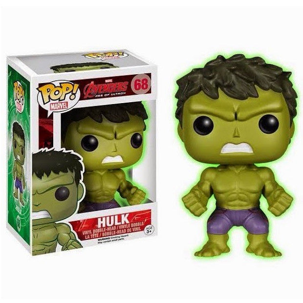 Marvel Avengers: Age of Ultron Pop! Vinyl Bobblehead Gamma Glow Hulk [Exclusive] - Fugitive Toys