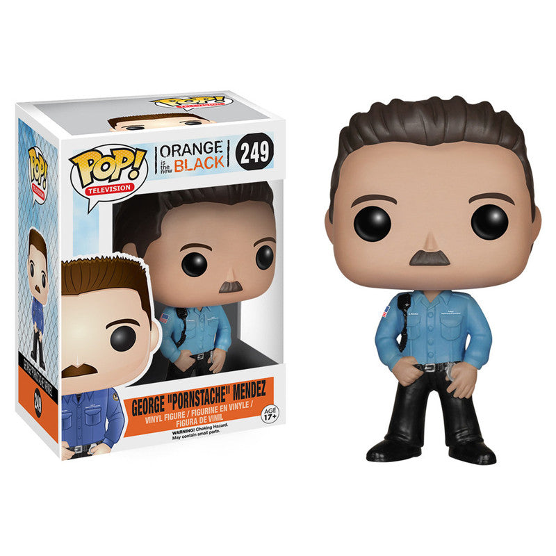 Orange is the New Black Pop! Vinyl Figure George 'Pornstache' Mendez - Fugitive Toys