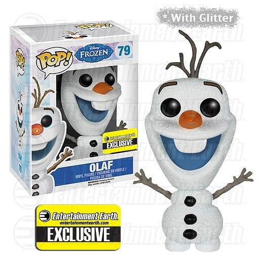 Disney Pop! Vinyl Figure Glitter Olaf [Frozen] Entertainment Earth Exclusive - Fugitive Toys