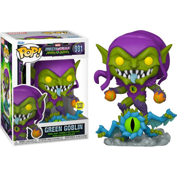 Marvel Mech Strike Monster Hunters Pop! Vinyl Figure Green Goblin (Glow in the Dark) [991] - Fugitive Toys