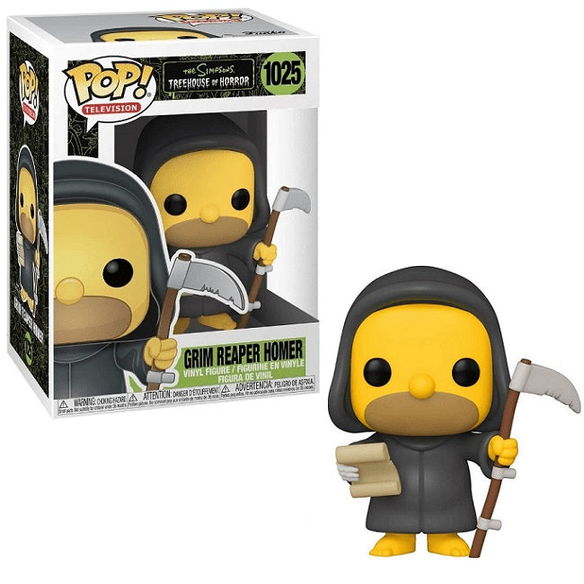 The Simpsons Treehouse of Horror Pop! Vinyl Figure Grim Reaper Homer [1025] - Fugitive Toys