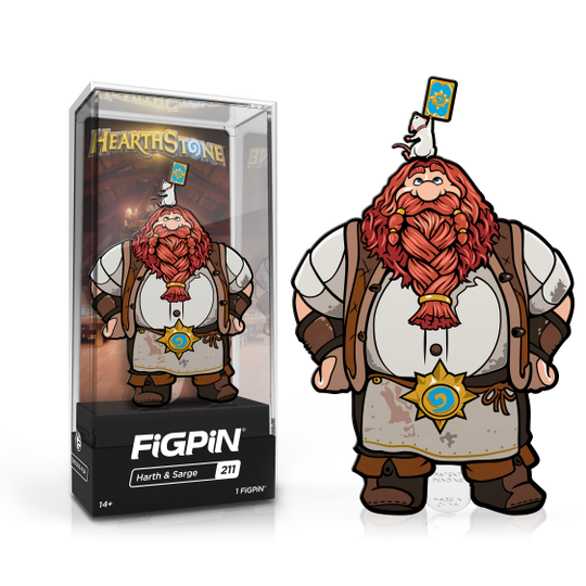 Hearthstone: FiGPiN Enamel Pin Harth & Sarge [211] - Fugitive Toys