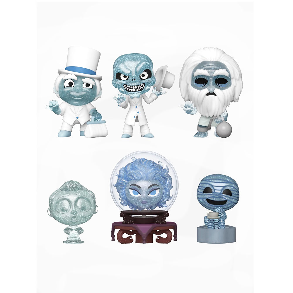 Disney The Haunted Mansion Mystery Minis Glitter Vinyl Figures (Complete Set of 6) - Fugitive Toys