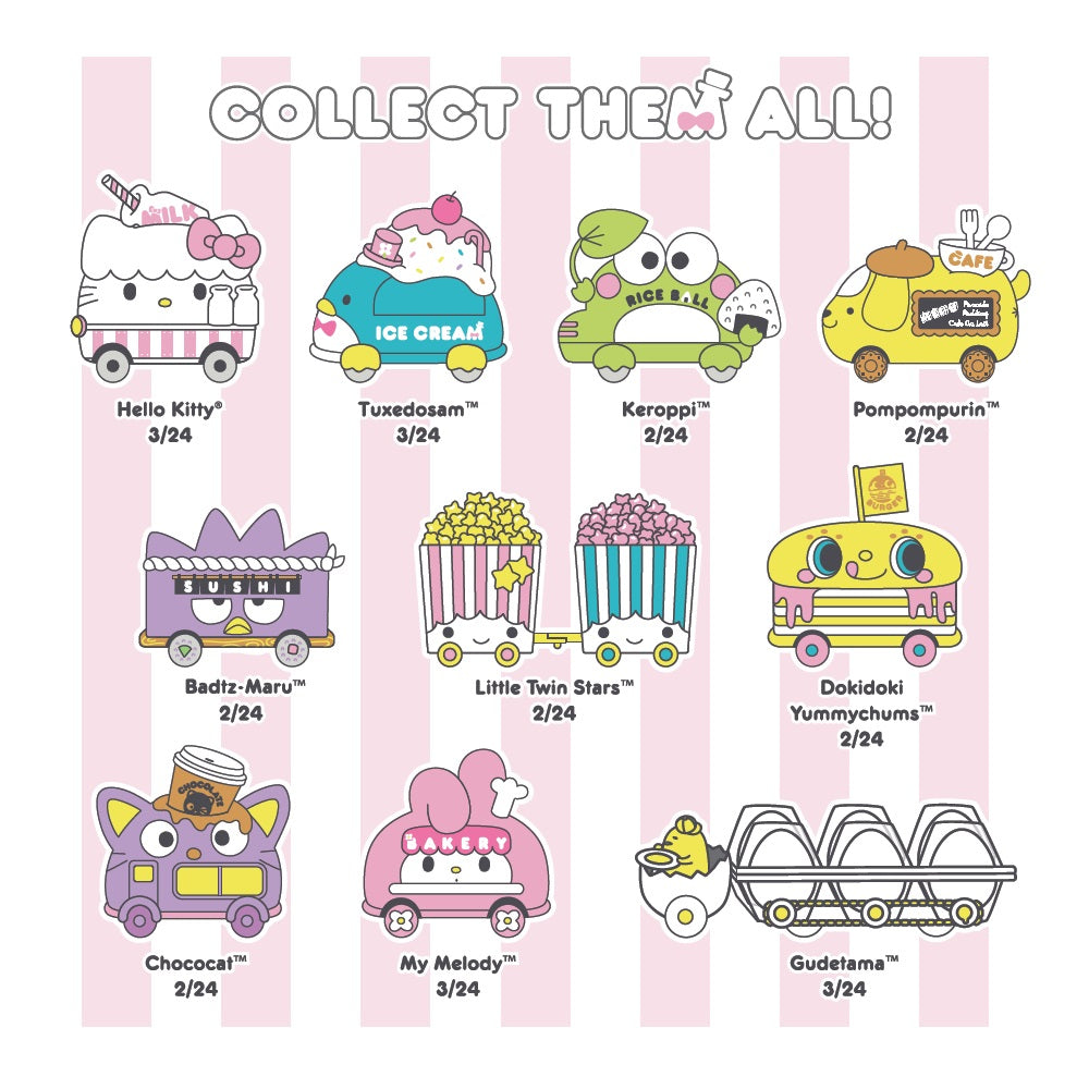 Kidrobot x Hello Sanrio Micro Vehicle Series: (1 Blind Pack) - Fugitive Toys