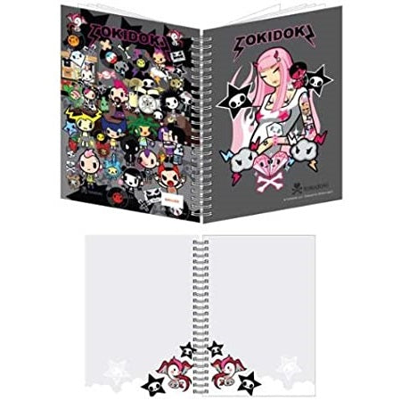 Tokidoki Hell Rock Gray A5 Spiral Bound Notebook - Fugitive Toys