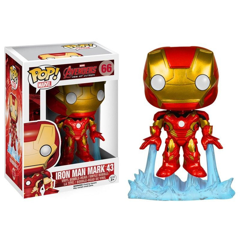 Marvel Avengers: Age of Ultron Pop! Vinyl Bobblehead Iron Man Mark 43 - Fugitive Toys