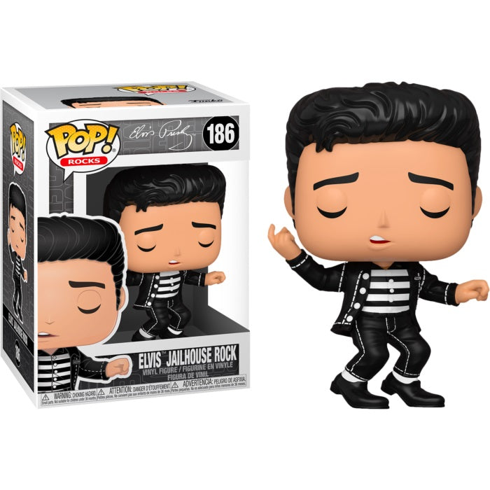 Rocks Pop! Vinyl Figure Jailhouse Rock Elvis [186] - Fugitive Toys