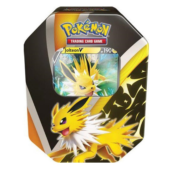 Pokemon TCG 2021 Eevee Evolutions Tin [Jolteon V] - Fugitive Toys