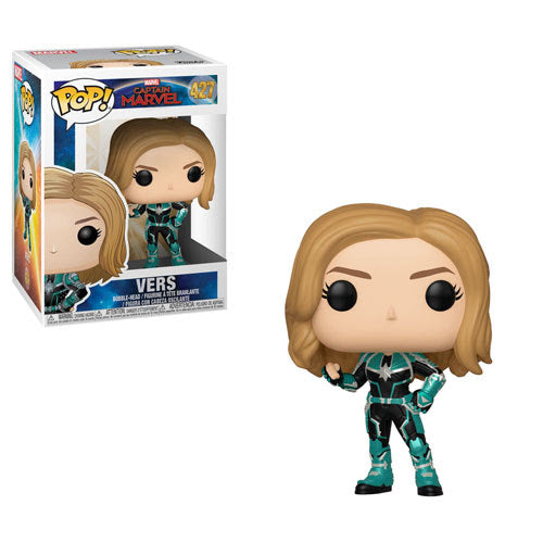 Marvel Pop! Vinyl Figure Vers [Captain Marvel] [427] - Fugitive Toys