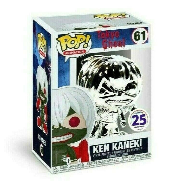 Anime Pop! Vinyl Figure Chrome Ken Kaneki [Tokyo Ghoul] [61] - Fugitive Toys