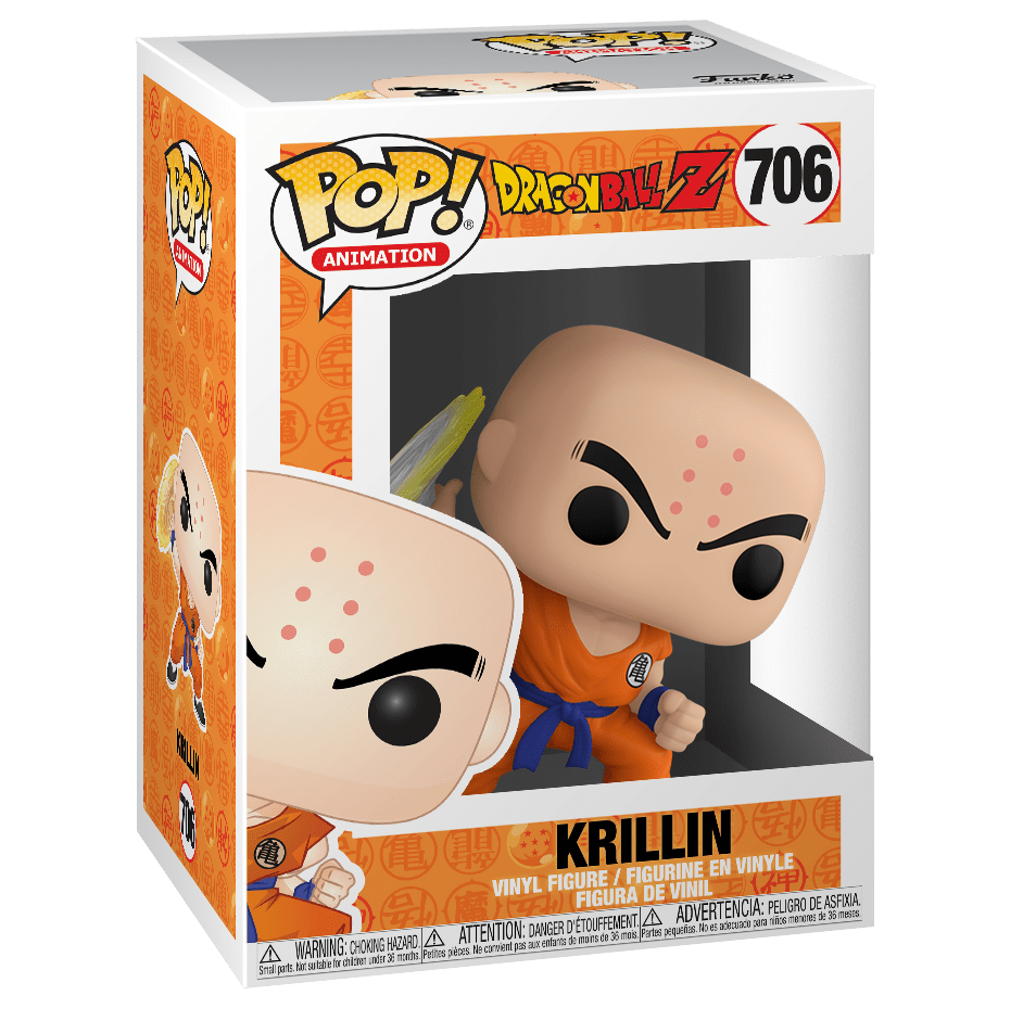 Dragon Ball Z Pop! Vinyl Figure Krillin with Destructo [706] - Fugitive Toys