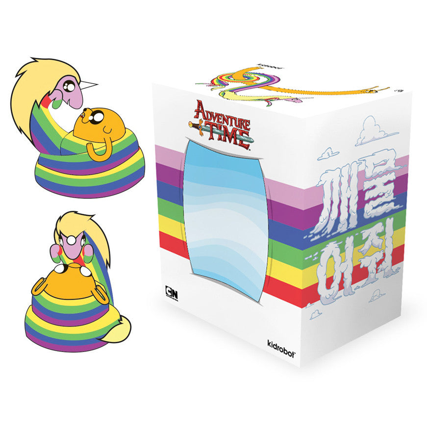 Adventure Time x Kidrobot: Lady Rainicorn and Jake Medium Vinyl Figure - Fugitive Toys