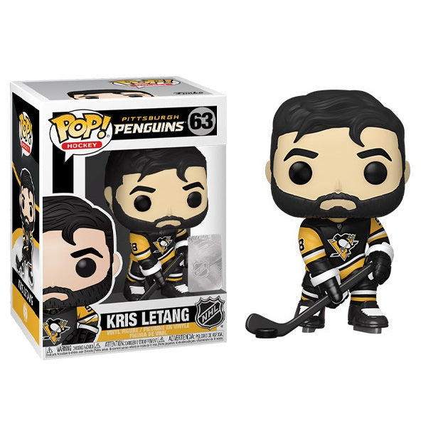 NHL Pop! Vinyl Figure Kris Letang (Pittsburgh Penguins) [63] - Fugitive Toys