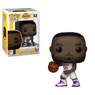 NBA Pop! Vinyl Figure LeBron James (White) [Los Angeles Lakers] [52] - Fugitive Toys