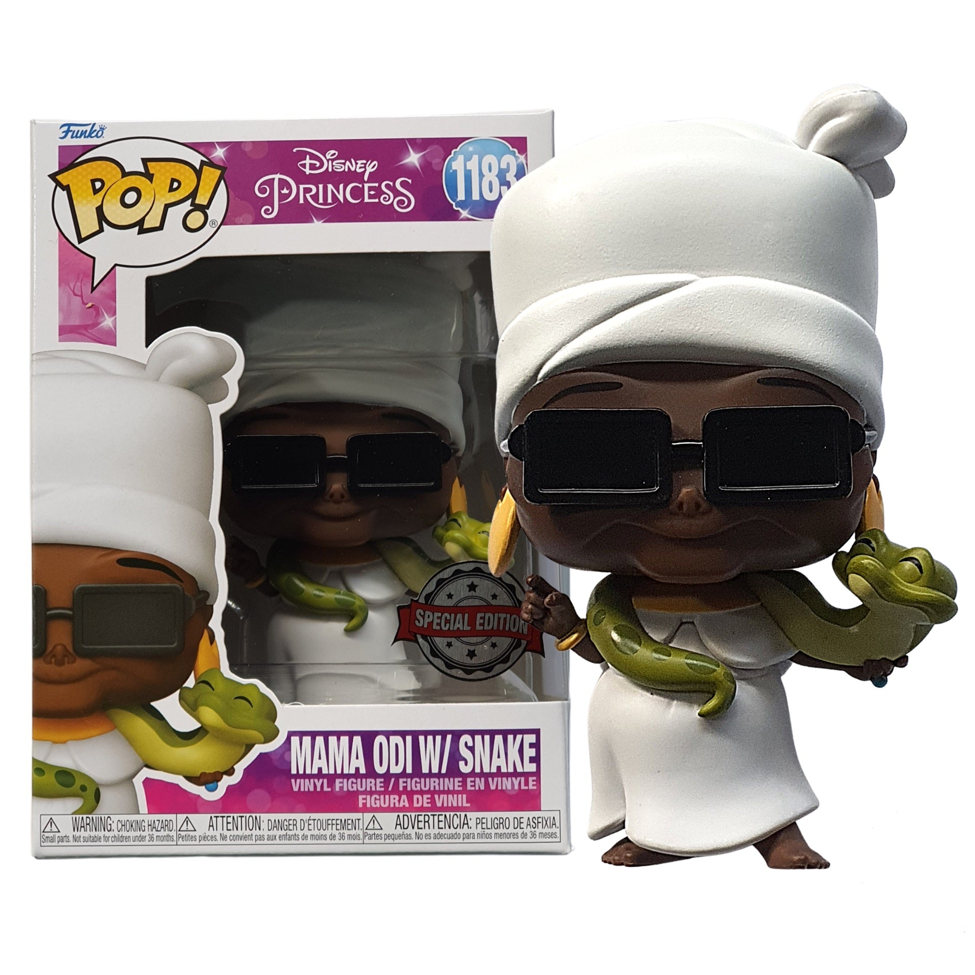 Disney The Princess & The Frog Pop! Vinyl Figure Mama Odi with Snake [1183] - Fugitive Toys