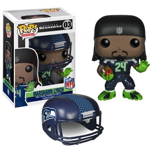 NFL Pop! Vinyl Figure Marshawn Lynch [Seattle Seahawks] - Fugitive Toys