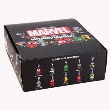 Kidrobot Marvel Munny Zipper Pulls Series 2: (Case of 20) - Fugitive Toys