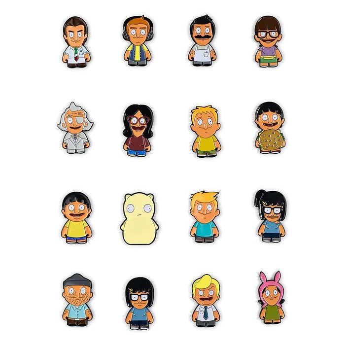 Kidrobot Bob's Burgers Enamel Pin Series: (1 Blind Box) - Fugitive Toys