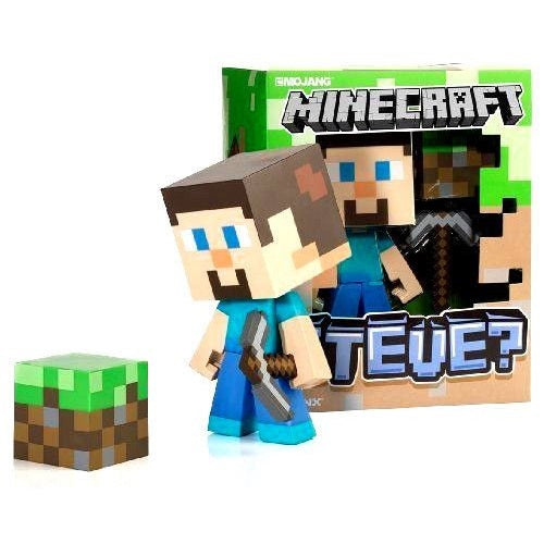 Mojang x J!nx Minecraft Steve Vinyl Figure - Fugitive Toys