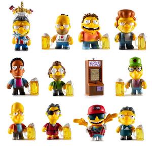 Kidrobot x The Simpsons Moe's Tavern Vinyl Mini Series: (1 Blind Box) - Fugitive Toys