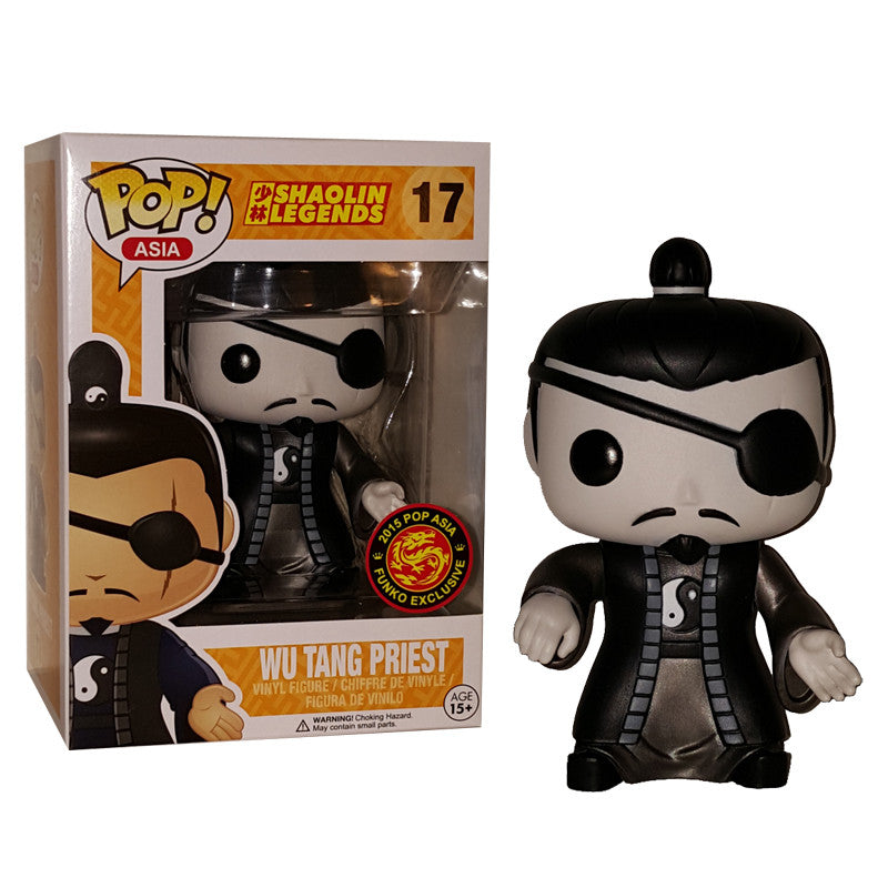 Asia Pop! Vinyl Figure Monochrome Wu Tang Priest [Shaolin Legends] Exclusive - Fugitive Toys