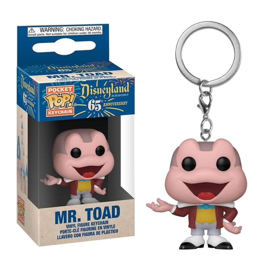 Disneyland 65th Anniversary Pocket Pop! Keychain Mr. Toad - Fugitive Toys