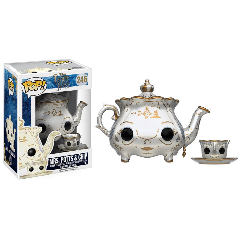 Disney Pop! Vinyl Figure Live Action Mrs. Potts & Chip [Beauty & The Beast] - Fugitive Toys