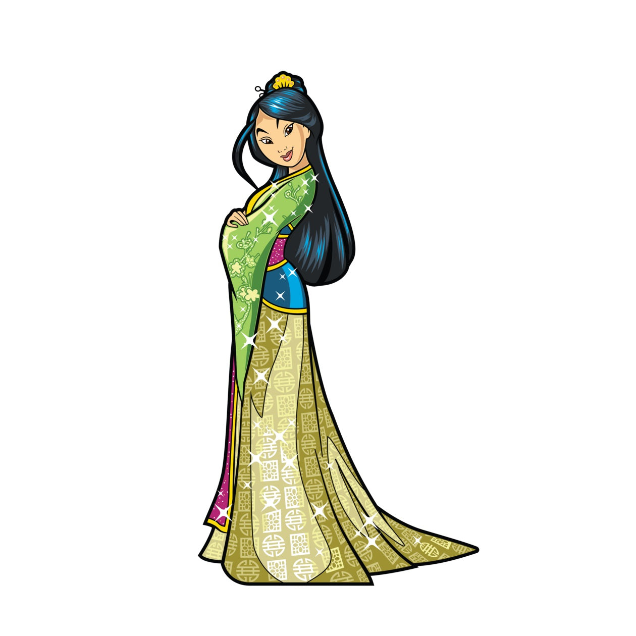 Disney Princess: FiGPiN Enamel Pin Mulan [688] - Fugitive Toys