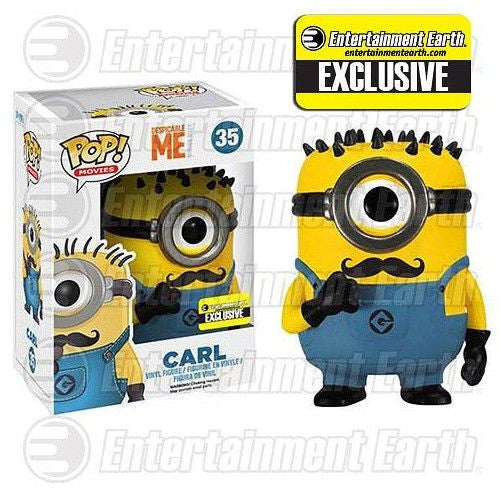 Despicable Me 2 Pop! Vinyl Figure Mustache Carl [Entertainment Earth Exclusive] - Fugitive Toys