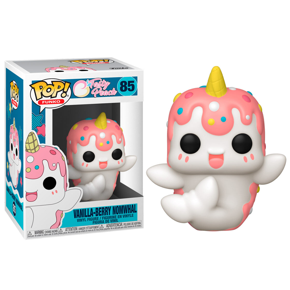 Funko Pop! Vinyl Figure Tasty Peach Vanilla Berry Nomwhal [85] - Fugitive Toys