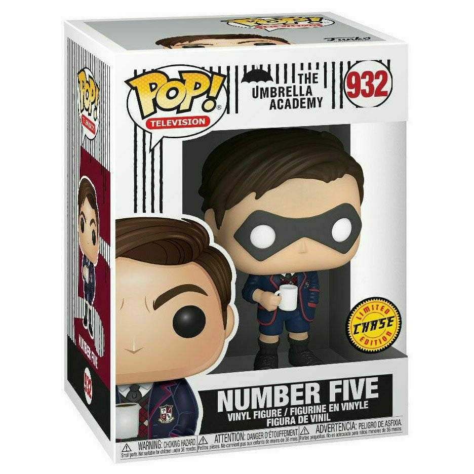 The Umbrella Academy Pop! Vinyl Figure Number Five (Mask) (Chase) [932] - Fugitive Toys