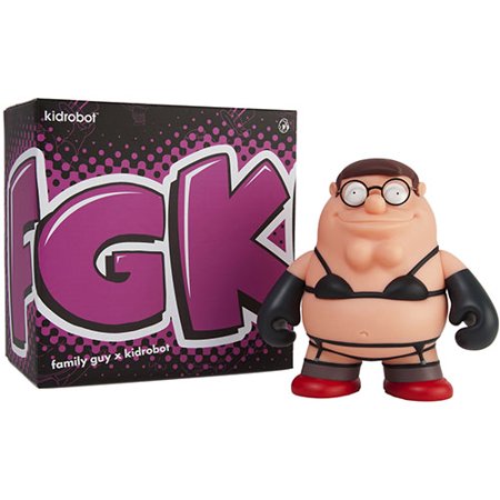 Kidrobot x Family Guy Intimate Peter Medium Figure Black - Fugitive Toys